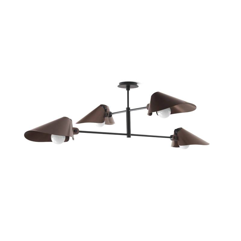 &TRADITION Deckenleuchte Bonnet SC91, bronze, Höhe 40 cm von &Tradition