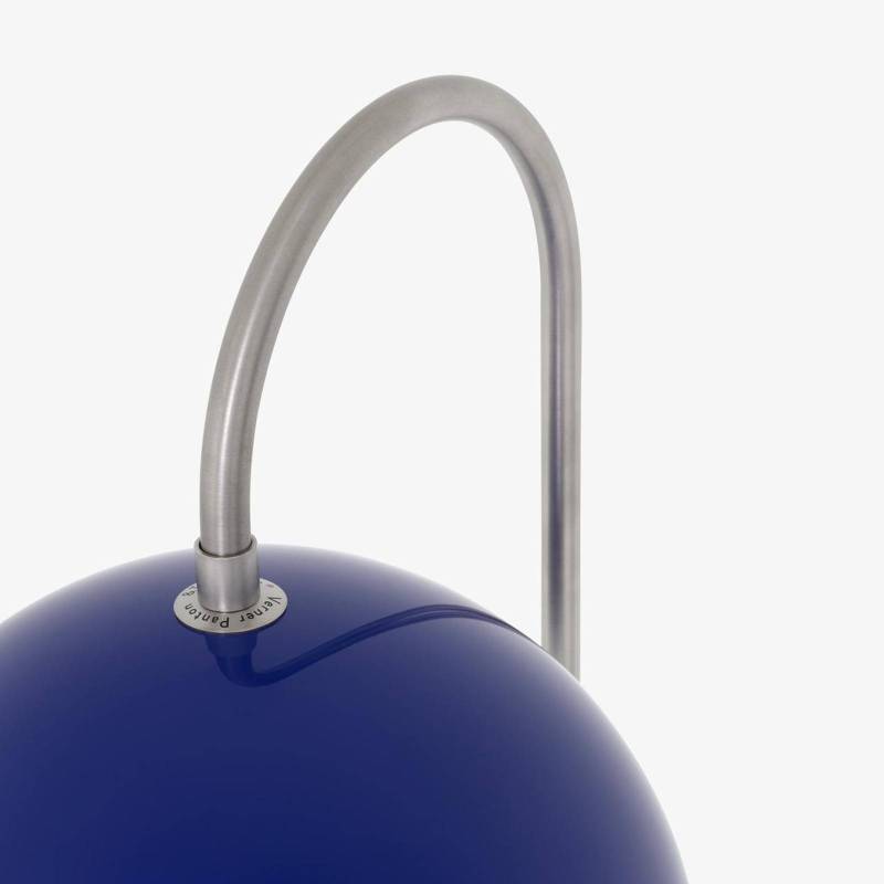 &TRADITION Stehlampe Flowerpot VP12, kobaltblau, Höhe 122cm von &Tradition