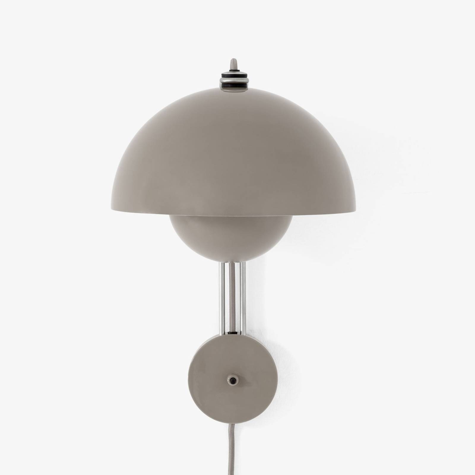&TRADITION Wandleuchte Flowerpot VP8, Stecker, grau-beige &TRADITION Wandleuchte Flowerpot VP8, Stecker, grau-beige von &Tradition
