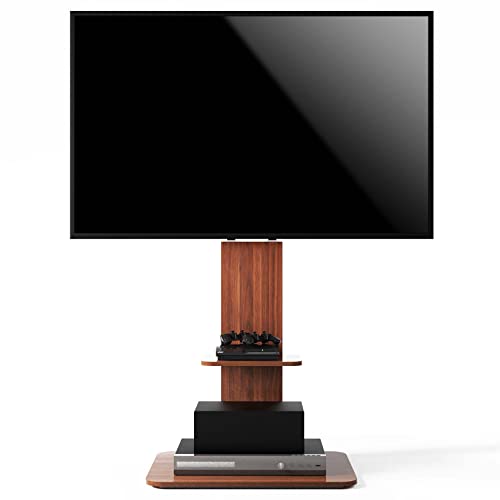 unho TV Ständer Holz, TV Standfuss Höhenverstellbar Fernseher Halterung mit Ablage Universal für 32”-65”, VESA 600x400mm, bis Max 40kg unho TV Ständer Holz, TV Standfuss Höhenverstellbar Fernseher Halterung mit Ablage Universal für 32”-65”, VESA 600x400mm, bis Max 40kg von unho