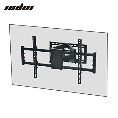 unho TV Wandhalterung, Schwenkbare Neigbare TV Halterung für 32-85 Zoll 4K LCD LED OLED Plasma Flach Fernseher oder Monitor bis zu 45kg, max.VESA 700x400mm unho TV Wandhalterung, Schwenkbare Neigbare TV Halterung für 32-85 Zoll 4K LCD LED OLED Plasma Flach Fernseher oder Monitor bis zu 45kg, max.VESA 700x400mm von unho