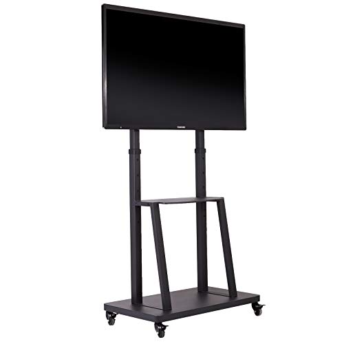 unho Universal TV Ständer mit Rollen, TV Wagen Fernsehständer Rollbar Höhenverstellbar, Extra Stabil TV Standfuss mit AV-Ablagen für 32"–80", VESA 600x400mm, bis Max 65kg unho Universal TV Ständer mit Rollen, TV Wagen Fernsehständer Rollbar Höhenverstellbar, Extra Stabil TV Standfuss mit AV-Ablagen für 32"–80", VESA 600x400mm, bis Max 65kg von unho