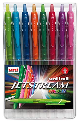 Kugelschreiber Uni-Ball Jet Stream sxn-157c, 8 Stück, verschiedene Farben von uni-ball