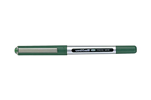 Uni-Ball Eye Micro UB-150 Rollerball-Stift, 0,5°mm Spitze, Grün, 12 Stück von uni-ball
