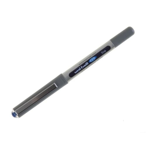 Uni-Ball UB157 Eye Tintenroller FINE 0,7 mm Spitze 0,5 mm Strichbreite 12 Stück blau von Uni-Ball