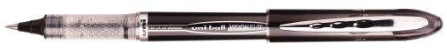 Uni-Ball UB205 Vision Elite Tintenroller 0,5 mm Spitze 0,3 mm Strichbreite 12 Stück schwarz von uni-ball