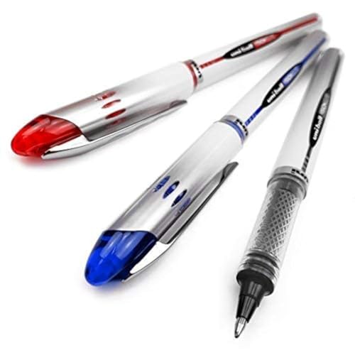 Uni-Ball Vision „Elite UB-200“ Tintenroller mit flüssiger Tinte, 3 Stück gemischt von Uni-Ball