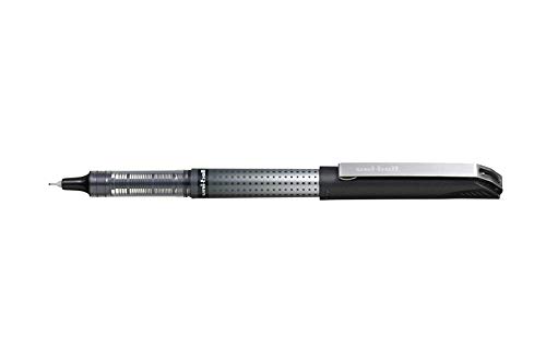 Uni-ball 125930000 UB-185Sye Needle Kugelschreiber, fälschungssichere Tinte, 0.5 mm Nadelspitze, 12 Stück schwarz von uni-ball