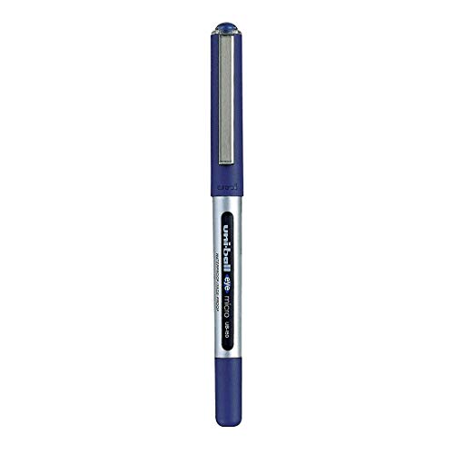 Uni-ball Eye UB150 Tintenroller Micro 0,5 mm Spitze 0,2 mm Strichbreite 12 Stück blau von uni-ball