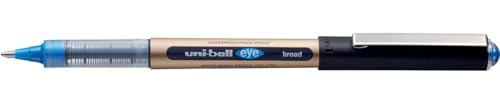 uni-ball Eye Broad UB-150-10 Tintenroller, 1 mm Spitze, blaue Tinte, 12 Stück von Uni-Ball