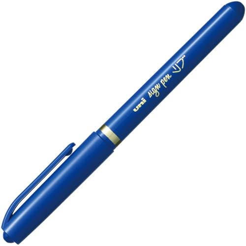 uni-ball Faserschreiber SIGN PEN (MYT7 B), blau von 三菱鉛筆