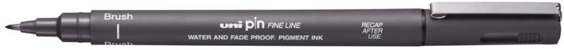 uni-ball Fineliner PIN Brush, dark grey von uni-ball
