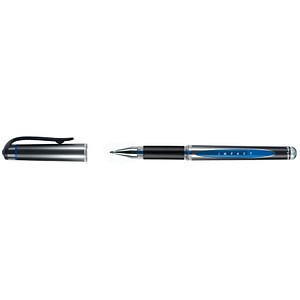 uni-ball Gel IMPACT UM-153S Gelschreiber schwarz/blau 0,6 mm, Schreibfarbe: blau, 1 St. von uni-ball