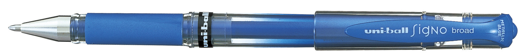 uni-ball Gel-Tintenroller SIGNO broad UM-153, metallic-rot von uni-ball