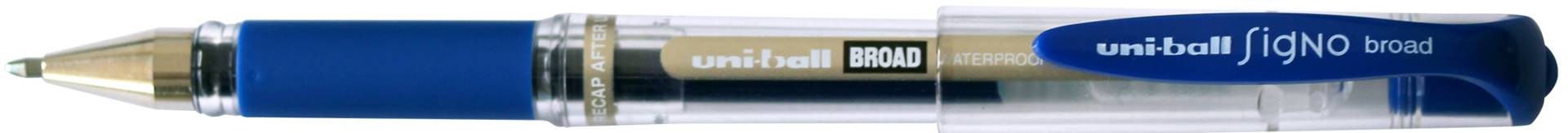uni-ball Gelschreiber SIGNO broad UM-153C, blau von uni-ball