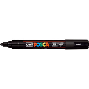uni-ball POSCA PC-5M Acrylstift schwarz 1,8 - 2,5 mm, 1 St. uni-ball POSCA PC-5M Acrylstift schwarz 1,8 - 2,5 mm, 1 St. von uni-ball