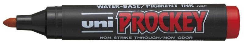 uni-ball Permanent-Marker PROCKEY (PM-122), rot von uni-ball