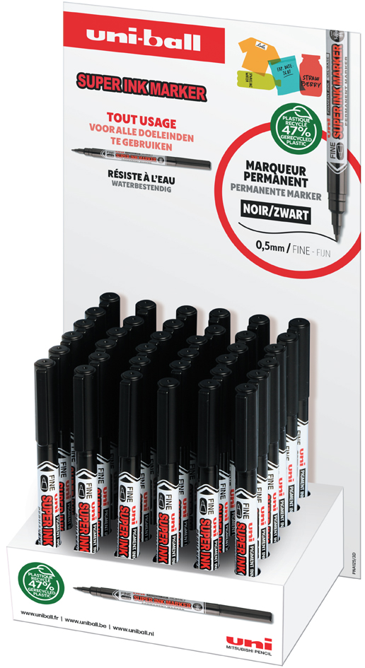 uni-ball Permanent-Marker SUPER INK MARKER, 36er Display uni-ball Permanent-Marker SUPER INK MARKER, 36er Display von uni-ball