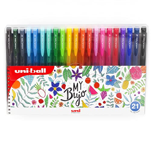 uni-ball Signo UMN-155-07 Gel-Tintenroller, einziehbar, 0,7 mm fein, Etui mit 21 Farben uni-ball Signo UMN-155-07 Gel-Tintenroller, einziehbar, 0,7 mm fein, Etui mit 21 Farben von Uni-Ball