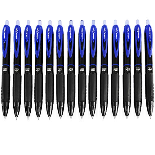 uni-ball Signo UMN-307 Tintenroller, fein, einziehbar, Blau, 14 Stück von uni-ball