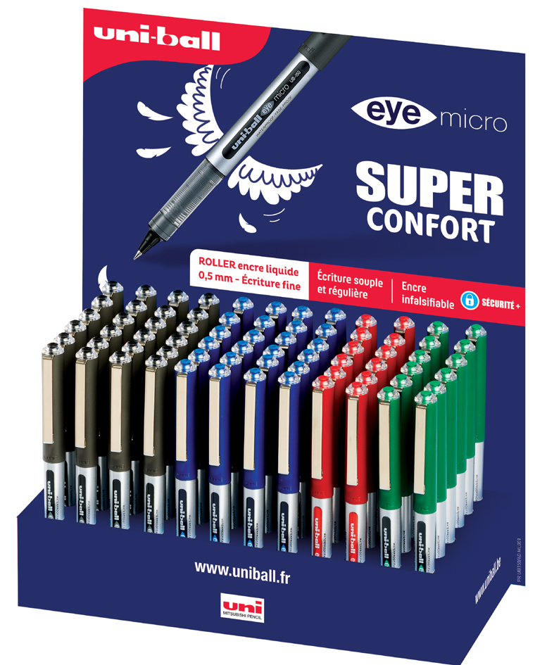 uni-ball Tintenroller eye micro UB-150E, 72er Display von uni-ball