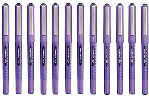 uni-ball UB-157D Eye Designer, feine Tintenroller, violette Uni Super-Tinte, 0,7-mm-Spitze, 12er-Packung von uni-ball