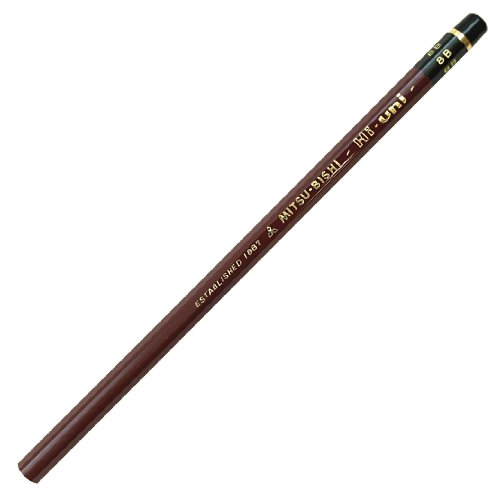 Uni Mitsubishi Hi-Uni Wooden Pencil - 8B by Uni von uni