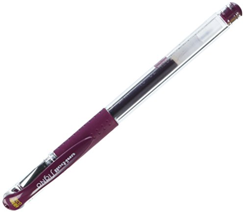 uni Gel-Kugelschreiber Ball Signo Extra Fine 0,38 mm, Bordeaux-Schwarz (UM151.60) von uni