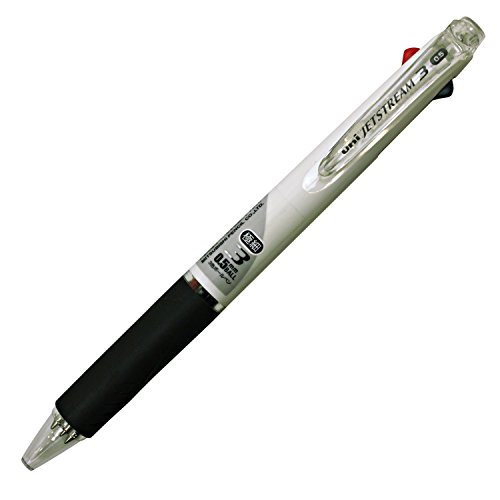 uni Kugelschreiber Jetstream 3 Farbe Schwarz weiß von 三菱鉛筆