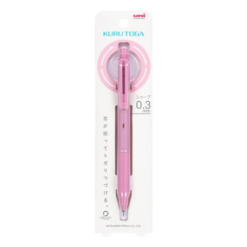 uni Kuru Toga KS Mechanical Pencil • 0.3 mm • Coral Pink [M3-KS] von 三菱鉛筆