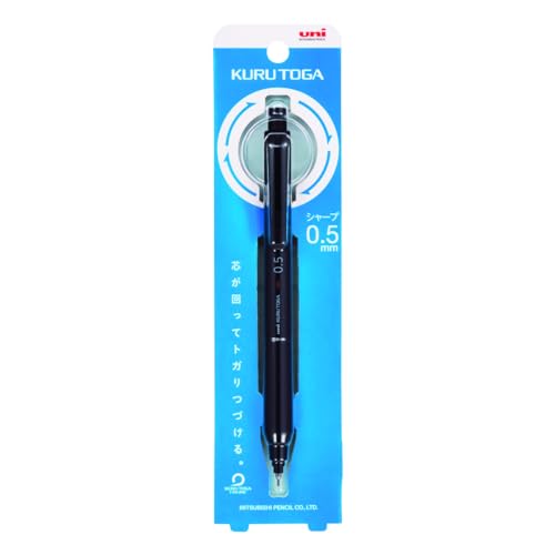 uni Kuru Toga KS Mechanical Pencil • 0.5 mm • Black [M5-KS] von 三菱鉛筆