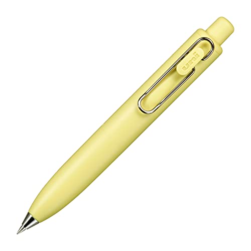uni One P Gel Pen | 0.5mm | Black Ink (Banana) von uni
