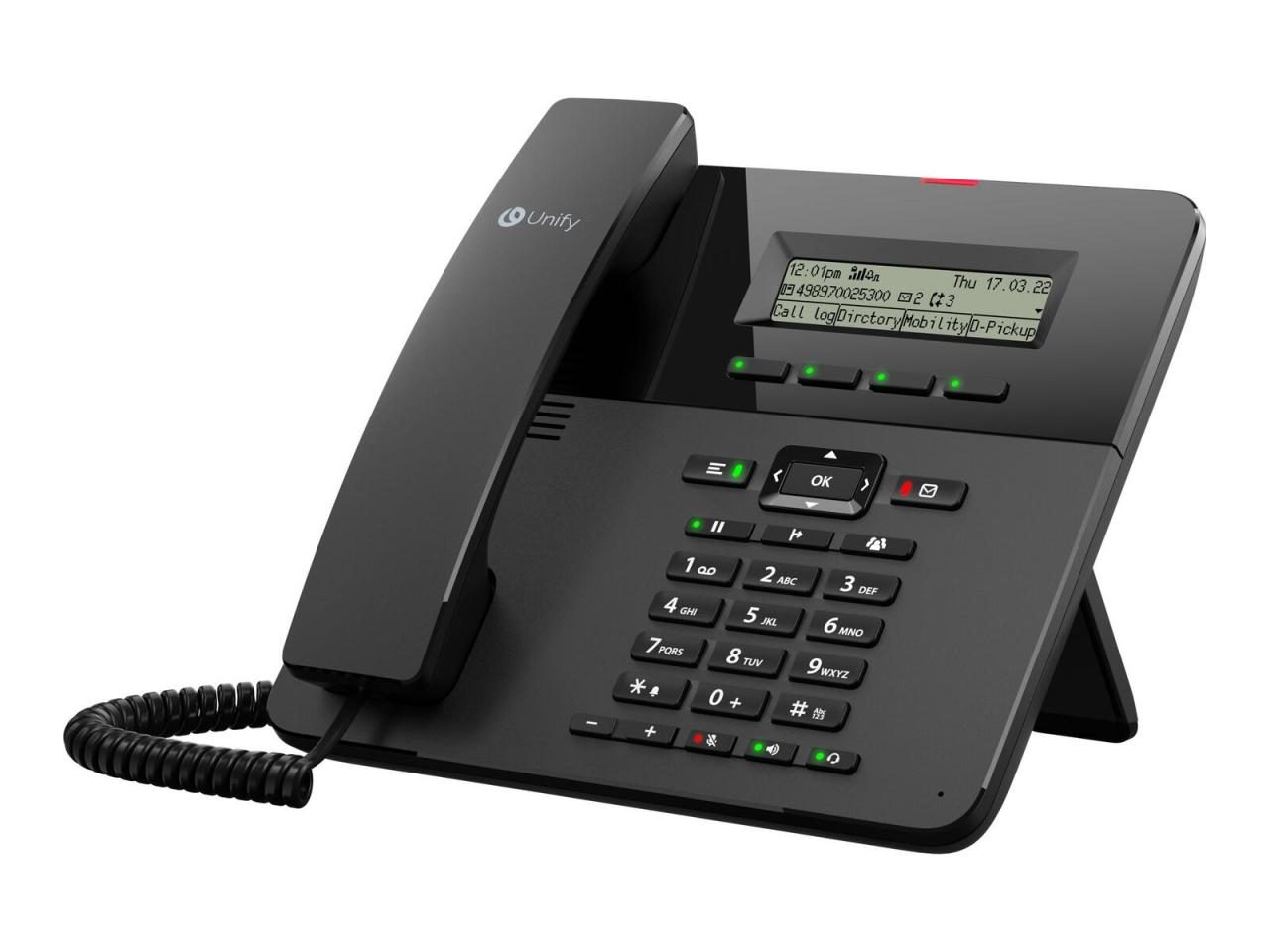 Unify OpenScape Desk Phone CP210 VoIP-Telefon schwarz von unify