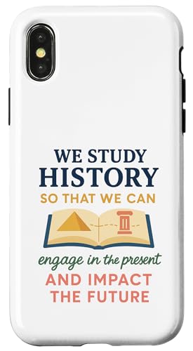 Geschichtslehrer: Studieren Sie Geschichte, damit wir die Vergangenheit kennen Hülle für iPhone X/XS Geschichtslehrer: Studieren Sie Geschichte, damit wir die Vergangenheit kennen Hülle für iPhone X/XS von uniqueee