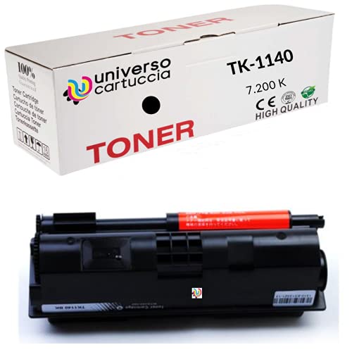 Universo® Toner kompatibel Kyocera TK-1140 Schwarz Kein Original 1T02ML0NLC Kompatibel für ECOSYS M2035dn M2535dn FS-1035MFP FS-1135MFP von universo cartuccia