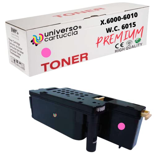 Universo Cartuccia® Toner MAGENTA kompatibel für Xerox WorkCentre 6015V/V/B/N/NI/MFP Phaser 6000 6010V/N | 106R01628 (MAGENTA) von universo cartuccia