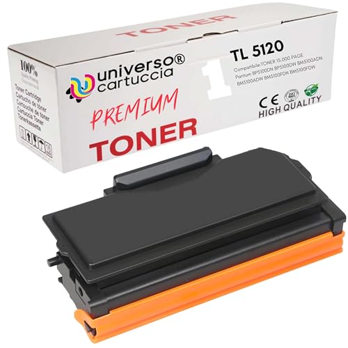 universo cartuccia - DL TL 5120 Toner kompatibel zu Pantum BP5100DN BP5100DW BM5100ADN BM5100ADW BM5100FDN BM5100FDW (Toner 15K) von universo cartuccia