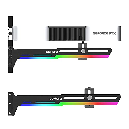 upHere GPU-Grafikkarte, Rainbow LED, für Video-Grafikkarten, für Zifferstände, Rahmen, Einzel- oder Doppelkarten, G276CF von upHere