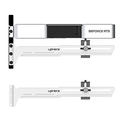 upHere Weiß GPU Brace Support Grafikkarte -Videokarte Sehnenhalter/Holster-Halterung,Einzelsteckkarten,G276WT von upHere