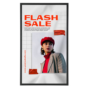 update displays  Klapprahmen HardLine Fenster schwarz 45,5 x 62,9 cm von update displays