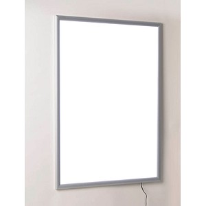 update displays LED-Leuchtrahmen Economy silber DIN A2 von update displays