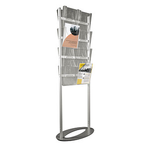 update displays Prospektständer Info Center silber DIN A4 update displays Prospektständer Info Center silber DIN A4 von update displays