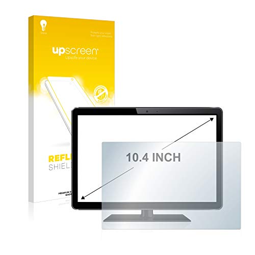 upscreen 10.4" Entspiegelungs-Schutzfolie für 10,4 Zoll Industrie-Monitore (26.4 cm) [210 x 158 mm, 4:3] – Anti-Reflex Displayschutz-Folie von upscreen
