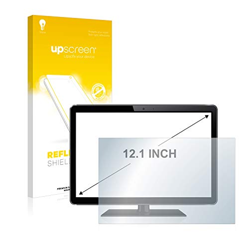 upscreen 12.1" Entspiegelungs-Schutzfolie für 12,1 Zoll Industrie-Monitore (30.7 cm) [247 x 186 mm, 4:3] – Anti-Reflex Displayschutz-Folie von upscreen