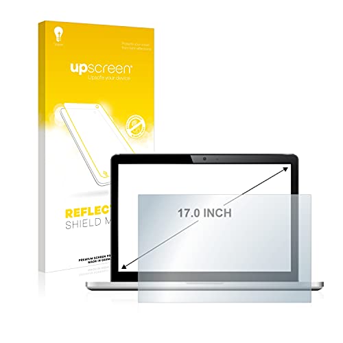 upscreen 17" Entspiegelungs-Schutzfolie für 17,0 Zoll Notebooks (43 cm) [341 x 273 mm, 4:3] – Anti-Reflex Displayschutz-Folie Matt von upscreen