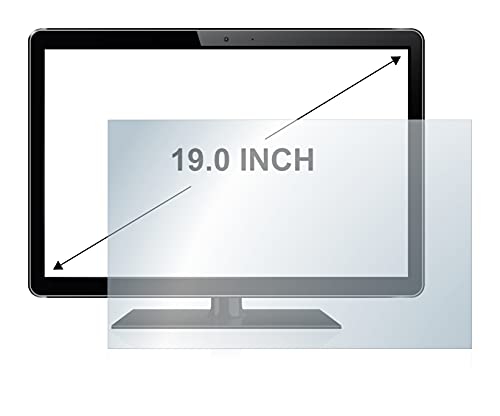 upscreen 19" Panzerfolie Schutzfolie für Industrie-Monitore mit 19,0 Zoll (48 cm) [304 x 379 mm, 4:3] - Schutz-Glas [Kratzfest] von upscreen