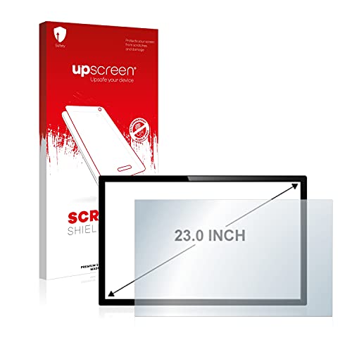 upscreen 23" Schutzfolie für 23,0 Zoll Touch-Panel PCs (58.42 cm) [495 x 310 mm, 16:10] – Kristallklar, Kratzschutz, Anti-Fingerprint von upscreen
