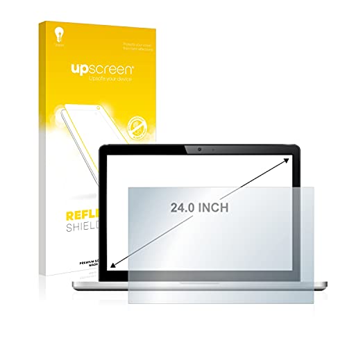 upscreen 24" Entspiegelungs-Schutzfolie für 24,0 Zoll Industrie-Monitore (61 cm) [519 x 325 mm, 16:10] – Anti-Reflex Displayschutz-Folie Matt von upscreen