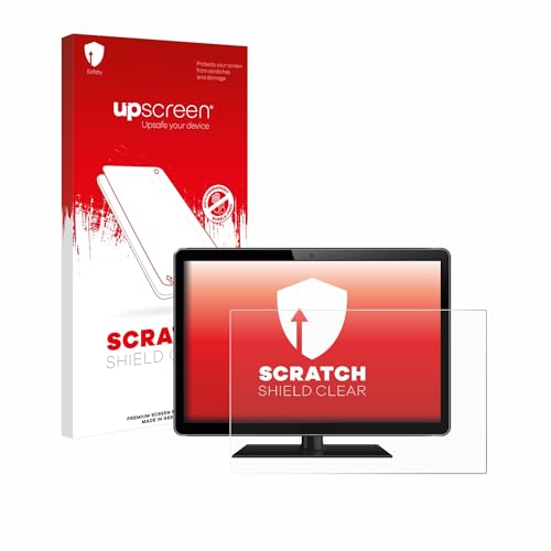upscreen 24" Schutzfolie für 24,0 Zoll Flachbildschirme (61 cm) [532 x 299 mm, 16:9] – Kristallklar, Kratzschutz, Anti-Fingerprint von upscreen