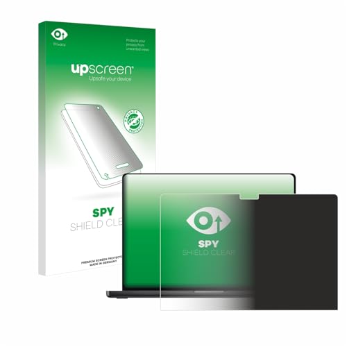 upscreen Anti-Spy Blickschutzfolie für Apple MacBook Pro 16" 2024 M4 Privacy Screen Displayschutz-Folie [Sichtschutz, Blaulichtfilter] von upscreen